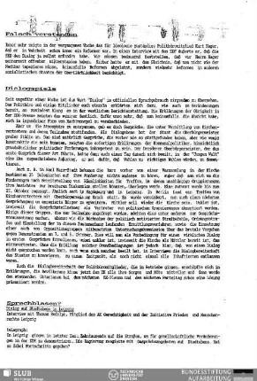 Falsch verstanden
