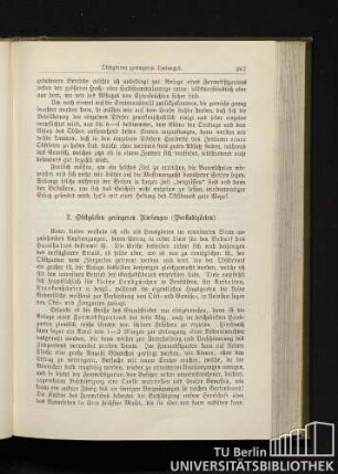 2. Obstgärten geringeren Umfanges (Vorstadtgärten).