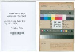 Entnazifizierung Otto Schulte , geb. 06.08.1900 (Lehrer)