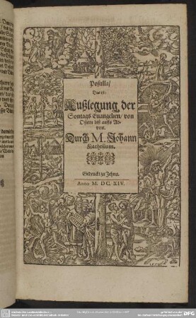 [Zweiter Teil] Postilla, Das ist: Außlegung der Sontags Evangelien, von Ostern biß auffs Advent