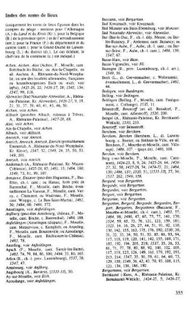 Index des noms de lieux
