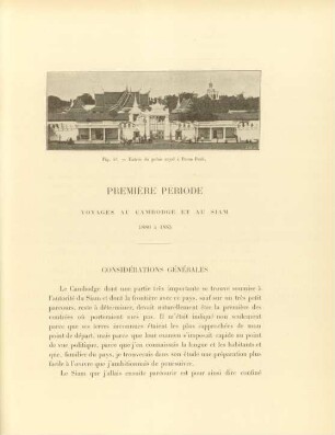 Première période. Voyages au Cambodge et au Siam 1880 á 1885