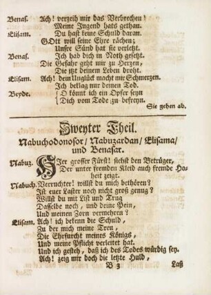 Zweyter Theil
