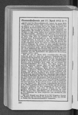 Sonnenfinsternis am 17. April 1912