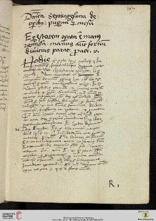 Do¬mi¬nica Septuagesima [!] de operibus pugna et cursu [Predigttext, Prv 10,4]