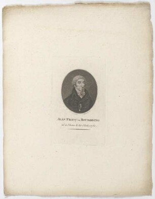 Bildnis des Jean Franç. de Bourgoing