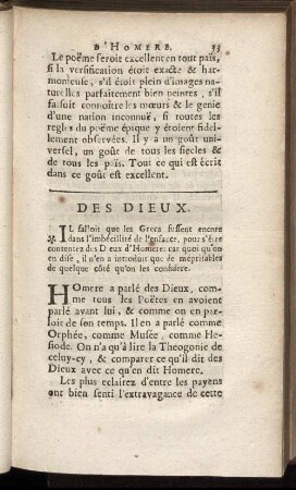 Des Dieux