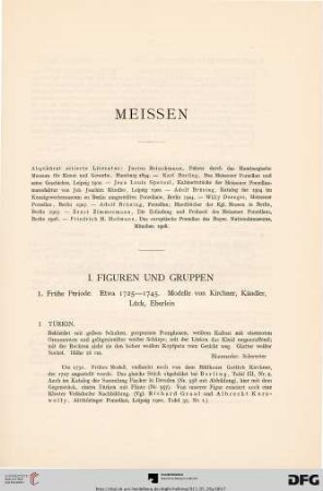 Meissen (Nr. 1-102)