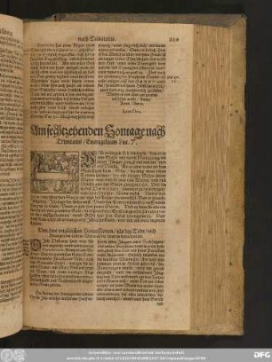 Am sechtzehenden Sontage nach Trinitatis/ Evangelium Luc. 7.