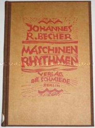 Gedichte von Johannes R. Becher in einer Erstausgabe