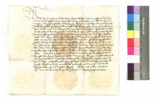 Bürgermeister und Rat der Stadt Speyer: Quittung; Siegel: großes Stadtsiegel.