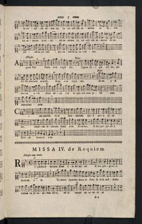 7-11, Missa IV. de Requiem