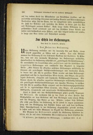 Zur Ethik der Gesinnungen