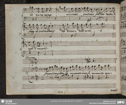 Aria: Amore a tempo antico