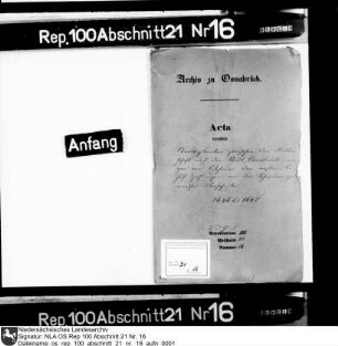 Streitigkeiten zwischen der Osnabrücker Ritterschaft und der Stadt Osnabrück über Vorschusszahlungen an die Schweden