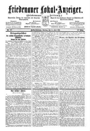 Nr. 137, 14.06.1915