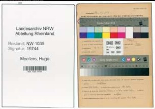 Entnazifizierung Hugo Moellers , geb. 19.11.1894 (Kaufmaennischer Angestellter)