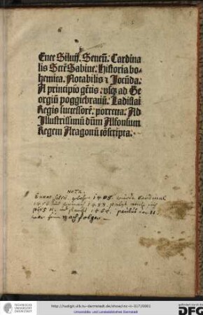 Historia Bohemica