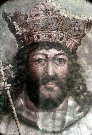 König Wladislaw II. Jagiello und seine Gemahlin Anna von Foix-Candale