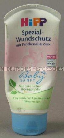 Babyartikel: Wundschutzcreme, leere Verpackung