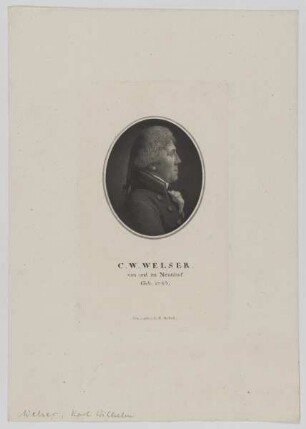 Bildnis des C. W. Welser von und zu Neunhof