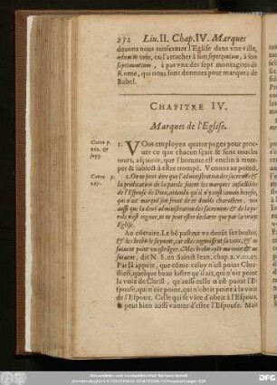 Chapitre IV. Marques de l'Eglise.