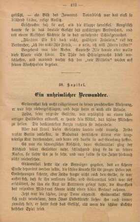 98. Kapitel. Ein unheimlicher Verwandter.