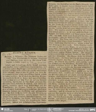 Allgemeine Literatur-Zeitung, Nr. 334, vom 20.10.1797 (Fragment), Jena