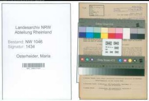 Entnazifizierung Maria Osterheider , geb. 07.09.1899 (Kindergartenleiterin)