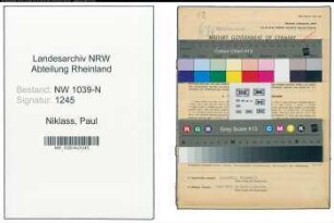 Entnazifizierung Paul Niklass , geb. 02.04.1895 (Polizist)
