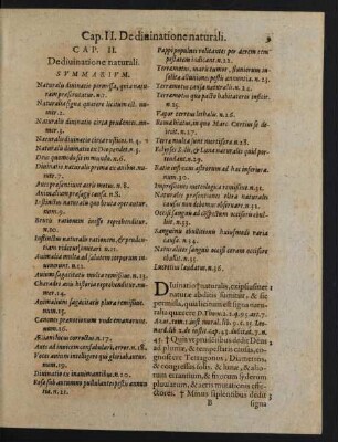 Cap. II. De divinatione naturali