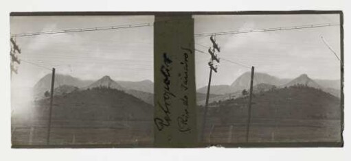 Glas Diapositiv, stereoskopisches Foto - Dokumentation der Reise mit der Cap Polonio von Fritz Behrens, Frisör auf der Cap Polonio, um 1924