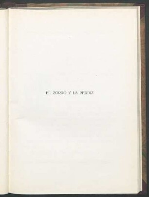 El Zorro y la Perdiz