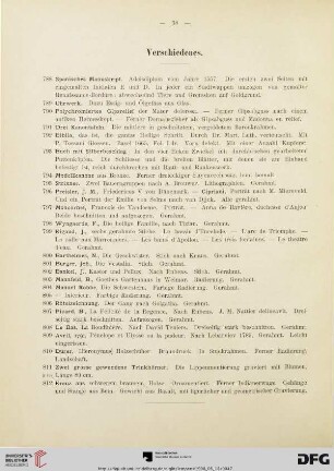 Verschiedenes (Nr. 788-812)
