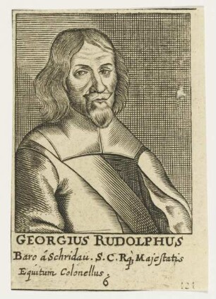 Bildnis des Georgius Rudolphus Baro á Schridau