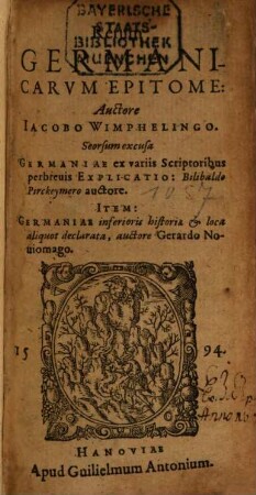 Epitome rerum germanicarum