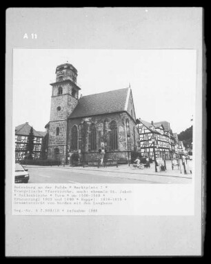 Evangelische Pfarrkirche & ehemals Sankt Jakob — Kirchturm