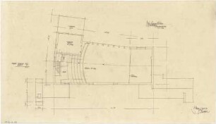 Gsaenger, Gustav; München - Obermenzing, Grünspechtstr. 13; Ev. Notkirche, Bethlehems Kirche, Pfarrhaus - Emporengeschoss (Grundriss)