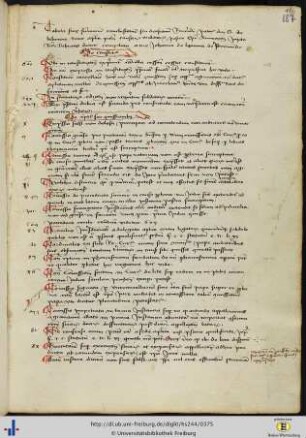 [186r - 206v] Tabula Decisionum Rotae Romanae Aegidii Bellamerae.