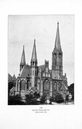 VII. Apostel Paulus-Kirche. Aufgenommen 1899