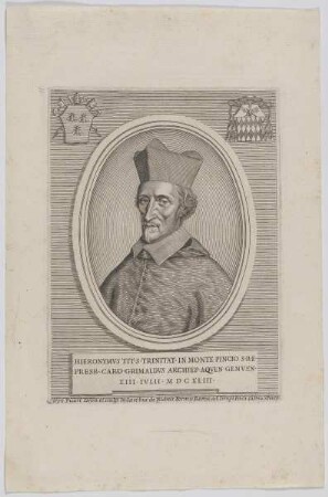 Bildnis des Hieronymvs Grimaldvs