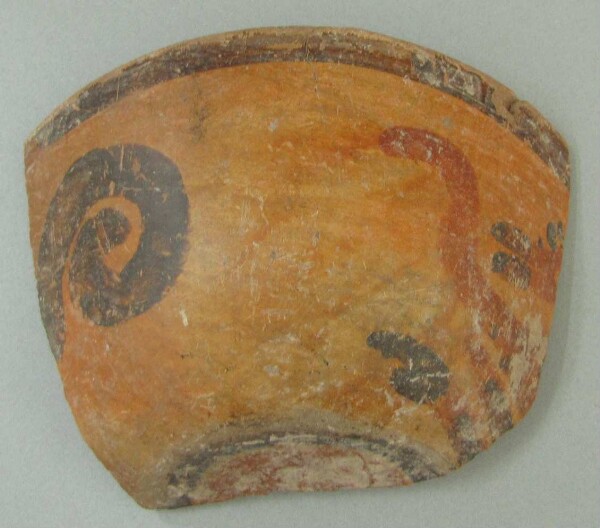 Fragment of a clay vessel