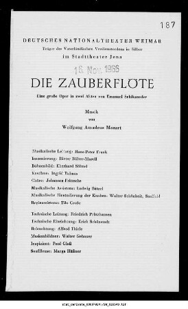 Die Zauberflöte