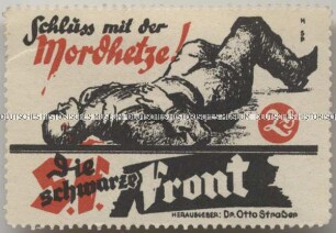 Vignette der links-nationalsozialistischen Schwarzen Front