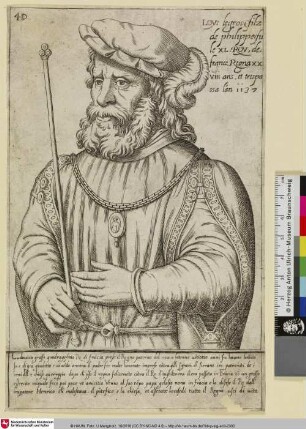 LOYS legros filz de philippe fu le XL Roy de France... [Ludwig VI. ]