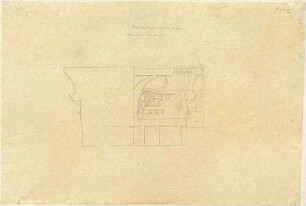 Gärtner, Friedrich von; Aschaffenburg; Pompejanisches Haus (Pompejanum) - Ionisches Säulenkapitell (Schnitt)