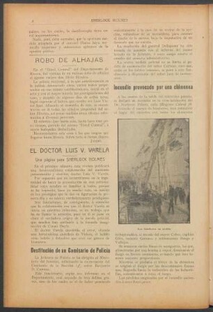 El doctor Luis V. Varela - Una página para Sherlock Holmes