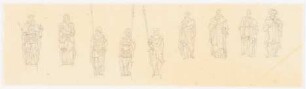 Skulpturen: 9 Skulpturen (u.a. Soldaten, König)