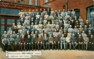 Maschinenfabrik Karl Krause, Leipzig : Jubilare der Firma