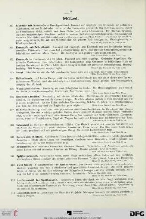 Möbel (Nr. 300-329)